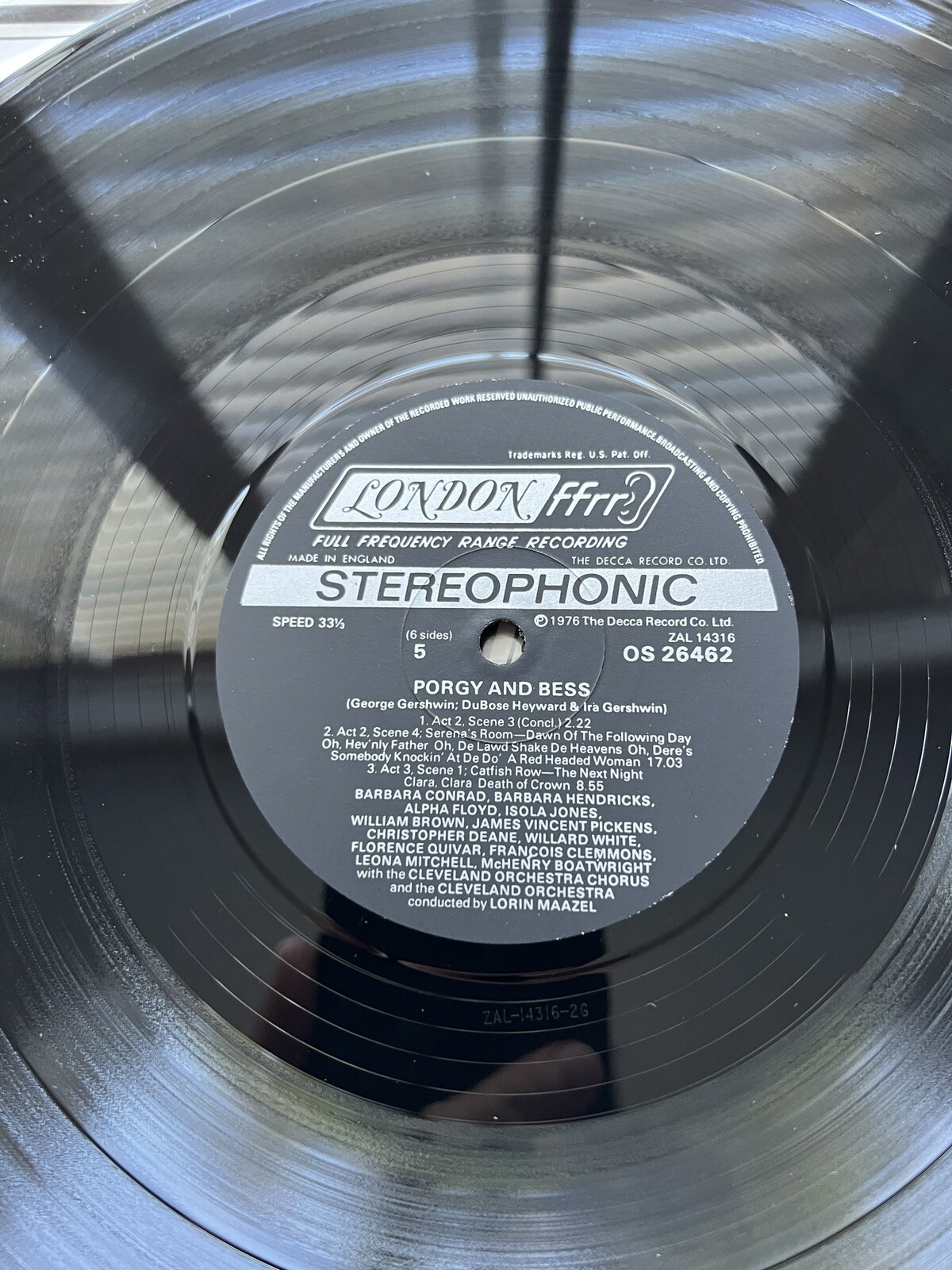 George Gershwin - Porgy And Bess - Cleveland Orchestra, Lorin Maazel – OSA 13116 - Image 3