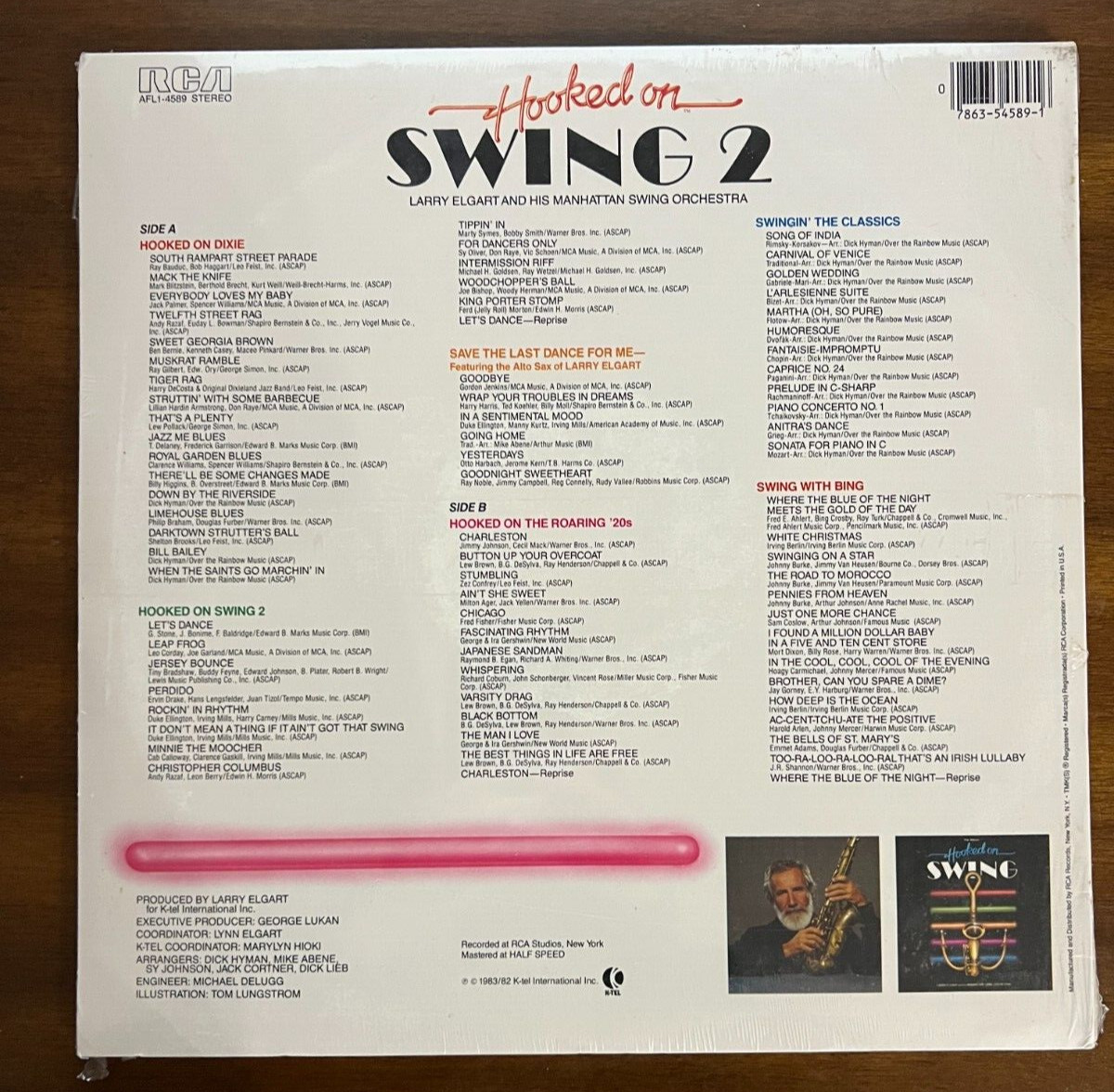 SEALED: Hooked on Swing 2 - Larry Elgart - RCA AFL1-4589 - Image 1