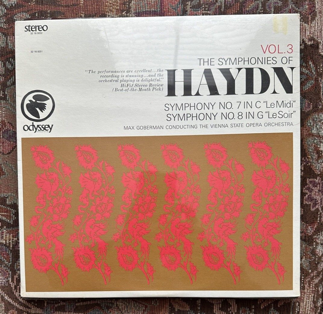 SEALED: The Symphonies Of Haydn Vol. 3 - Max Goberman - Odyssey – 32 16 0052