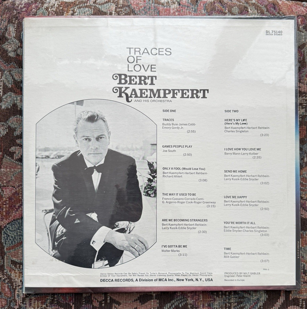 SEALED: Traces Of Love - Bert Kaempfert - Decca DL 75140 - Image 1