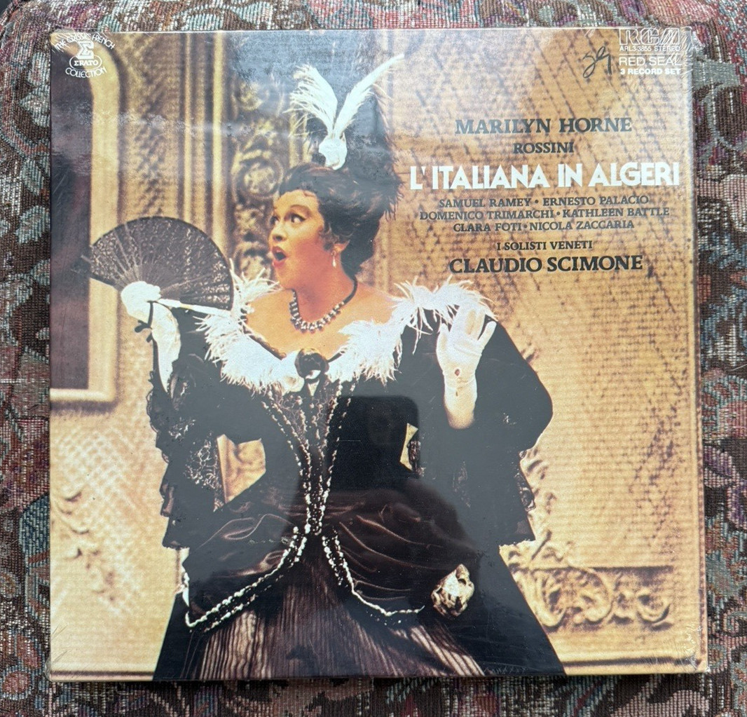 SEALED: Marilyn Horne/Scimone ROSSINI L'Italiana in Algeri - RCA ARL3-3855 - NEW