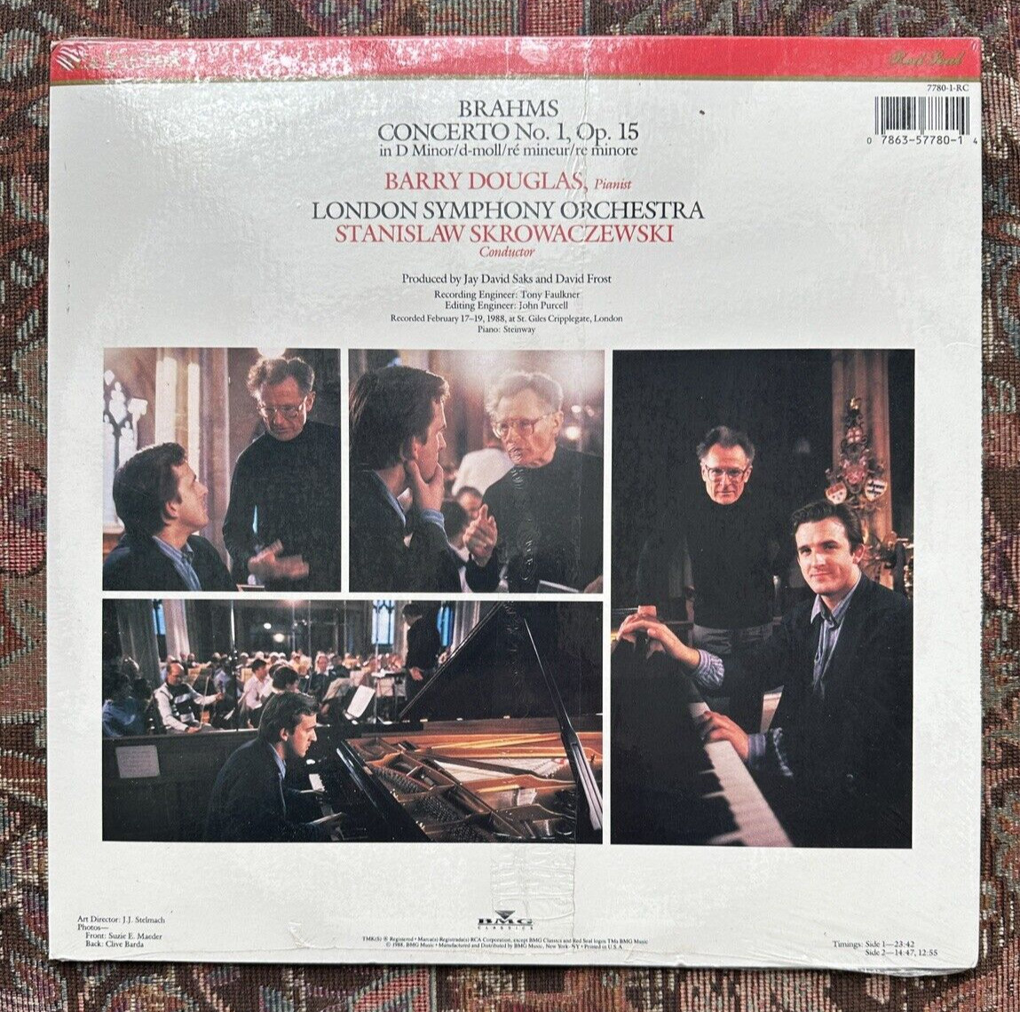 SEALED: Barry Douglas - Brahms Piano Concerto No. 1 - London Symphony - Image 1