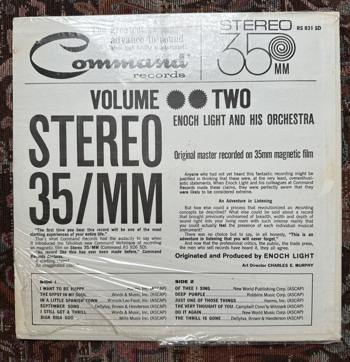 SEALED: Enoch Light and His Orchestra - Sound 35/MM Volume Two - RS 33 831 - Image 1