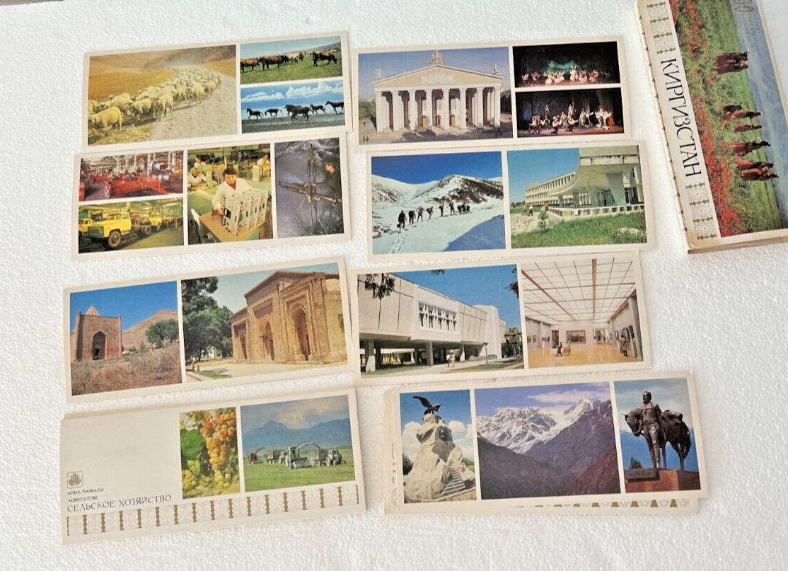 Soviet-Era Postcards from Kirghiz Soviet Socialist Republic - Image 1
