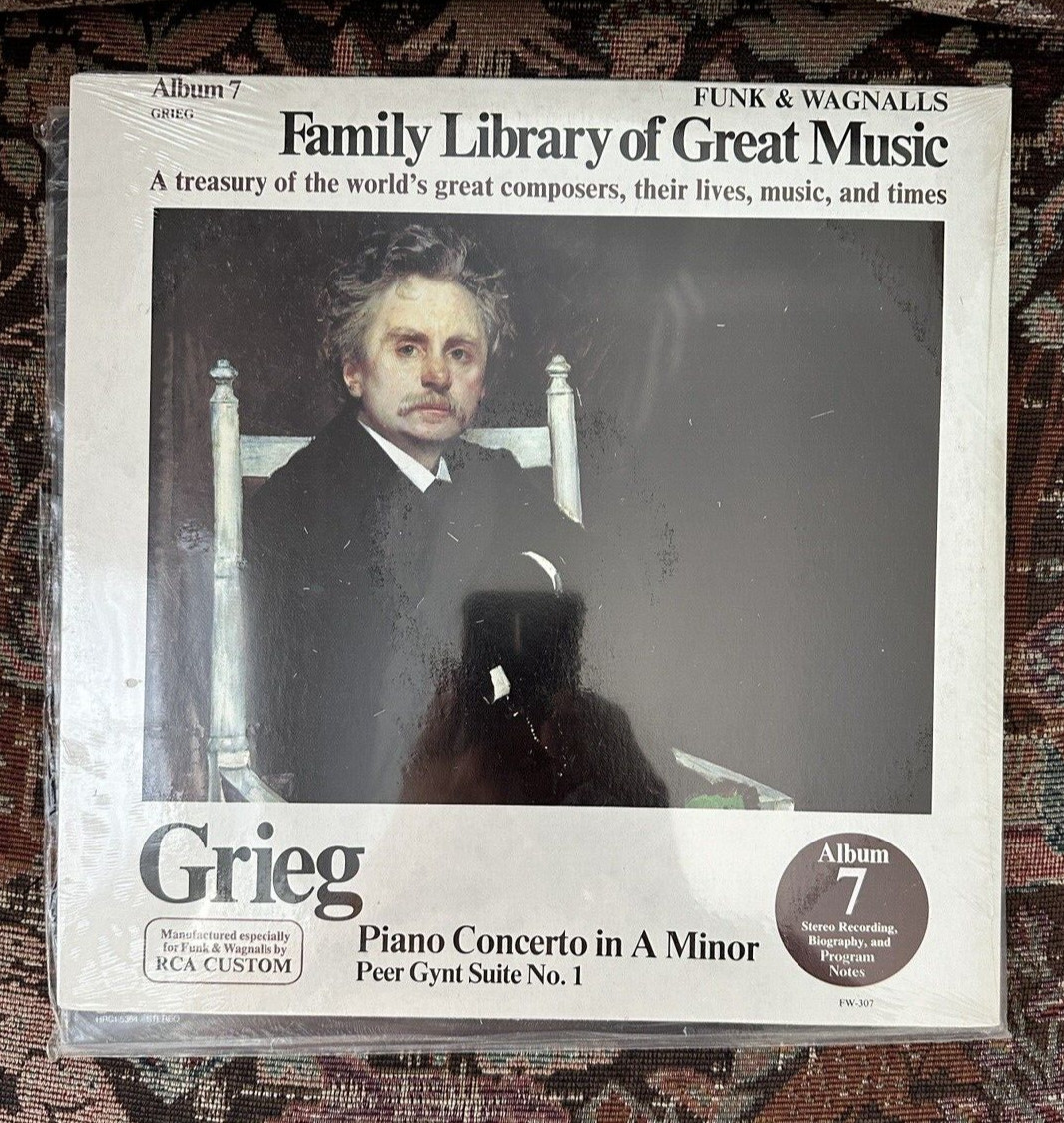 SEALED: Funk Wagnalls Grieg Piano Concerto In A Minor - Album 7