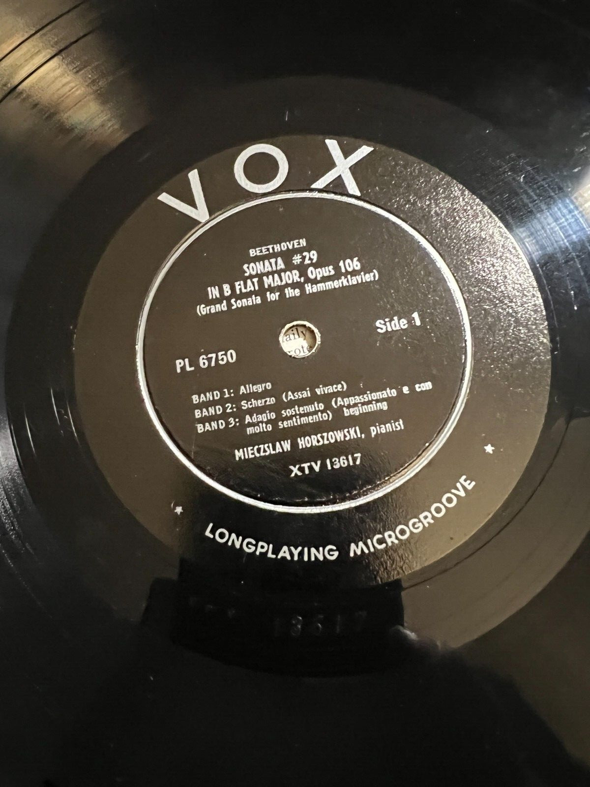 BEETHOVEN - Sonata No. 29 Hammerklavier - Mieczysław Horszowski - VOX PL 6750 - Image 4