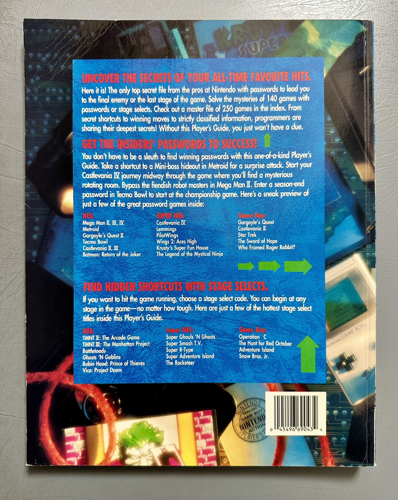 Nintendo Player's Guide - Top Secret Passwords - NES, SNES, Gameboy 1992 - Image 1