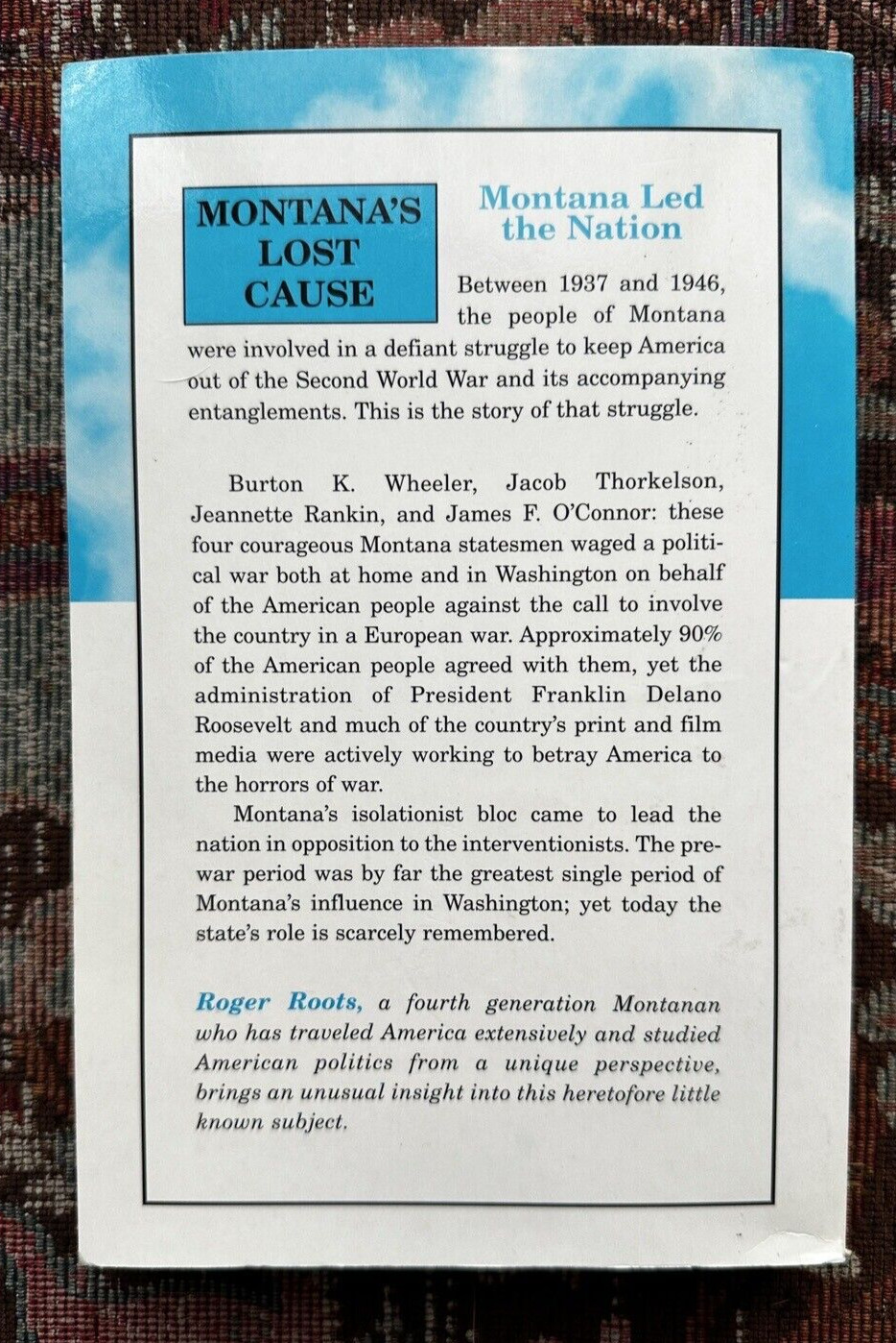 Montana's Lost Cause: Isolation In The Montana Congressional Delegation 1937-46  - Image 3