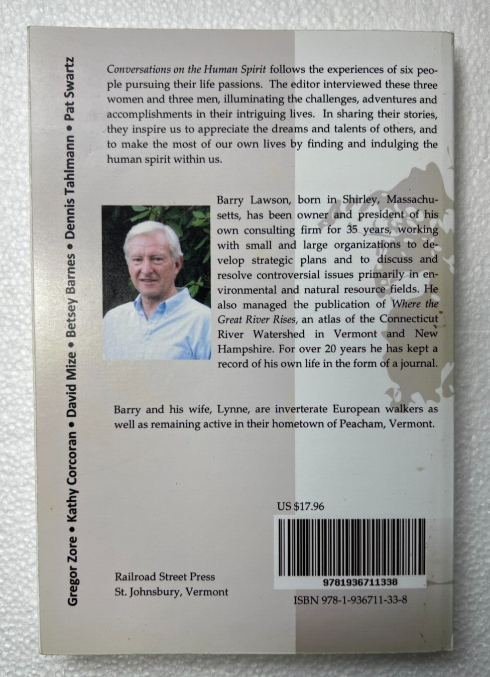 Conversations on the Human Spirit - Barry R. Lawson - Image 1