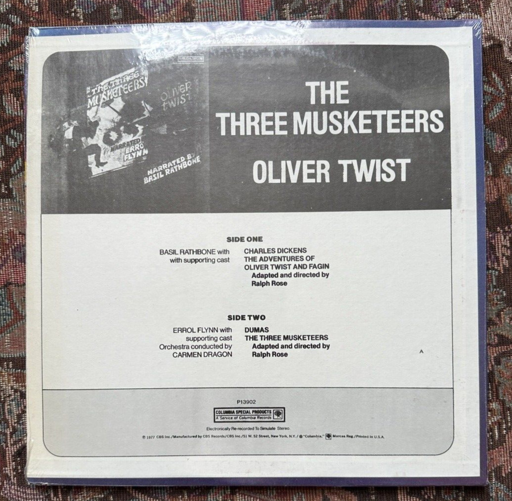 Basil Rathbone / Errol Flynn – The Three Musketeers / Oliver Twist - CSP P13902 - Image 1