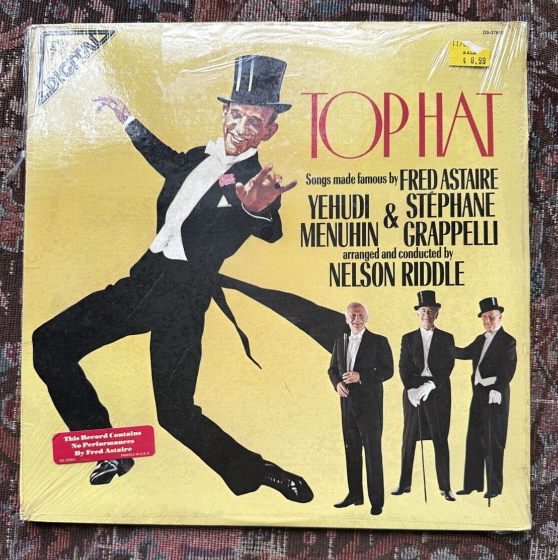 SEALED: Yehudi Menuhin - Top Hat - Nelson Riddle - Angel DS 37860