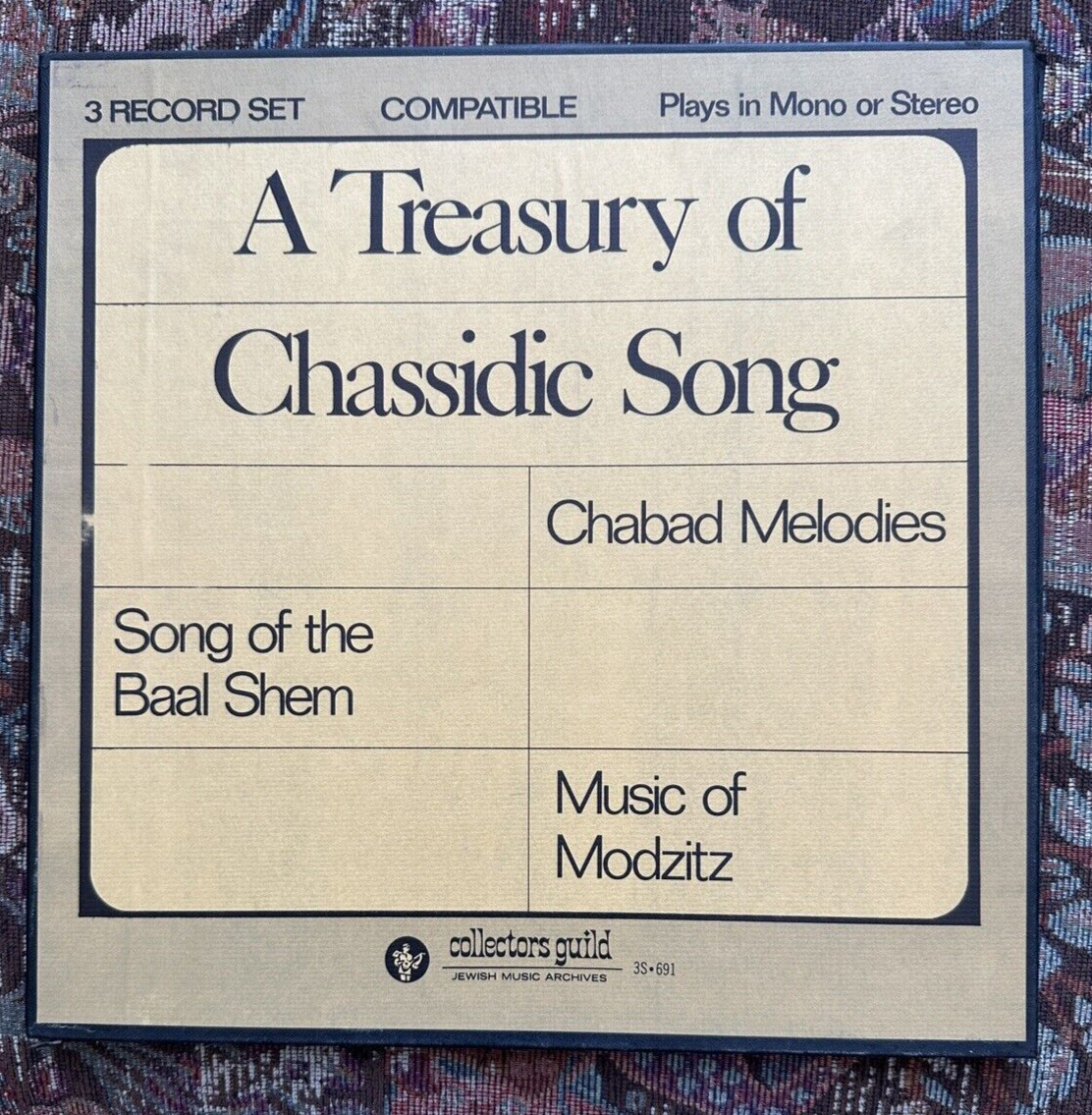 A Treasury of Chassidic Song: Collectors Guild 3S-691