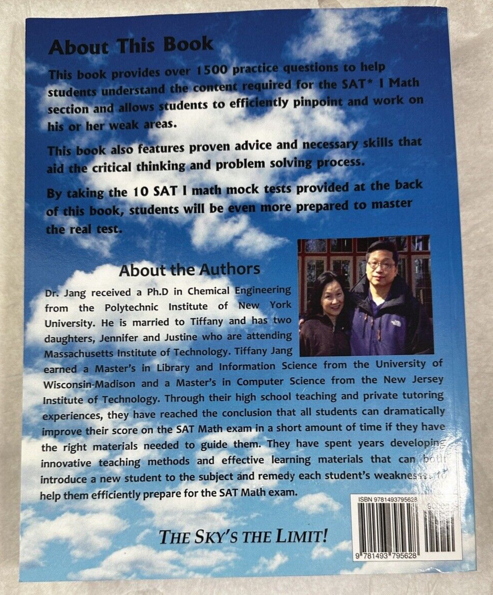 DR. JANG'S SAT 800 MATH WORKBOOK By Jang Simon Ph. D. & Jang Tiffany T. M. S. - Image 1