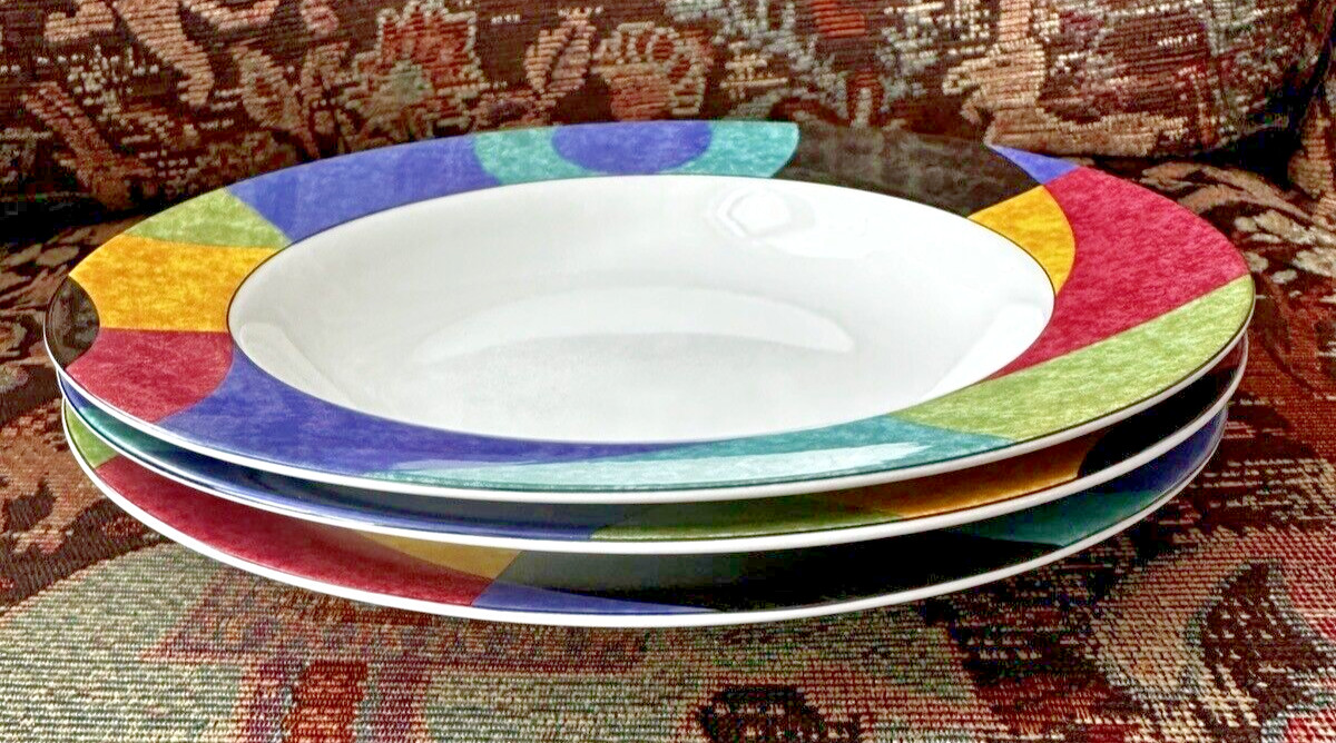 Three (3) Mikasa California Currents Soup / Salad / Pasta Bowls - 8.5" - M5101 - Image 3