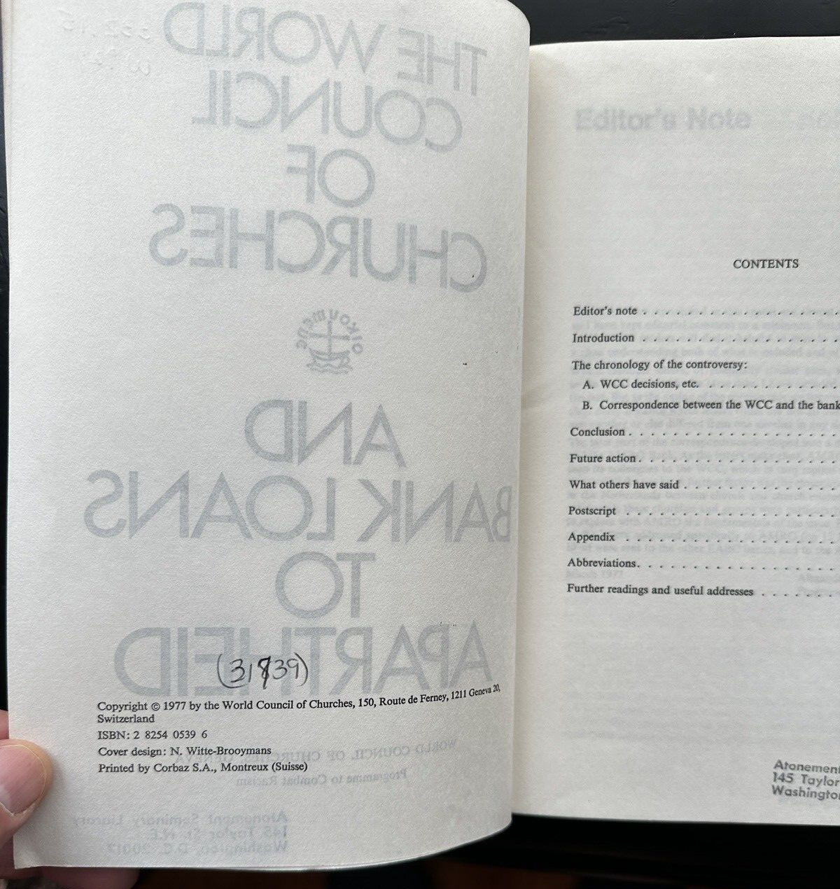 The World Council of Churches and Bank Loans to Apartheid - Image 2