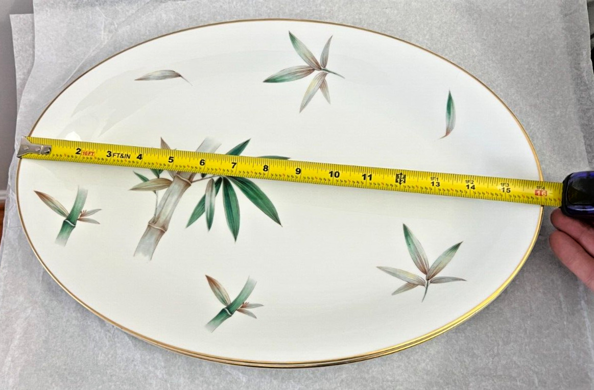 Noritake Fine China Canton #5027 Oval Platter 16" by 11" - Pristine - Image 1
