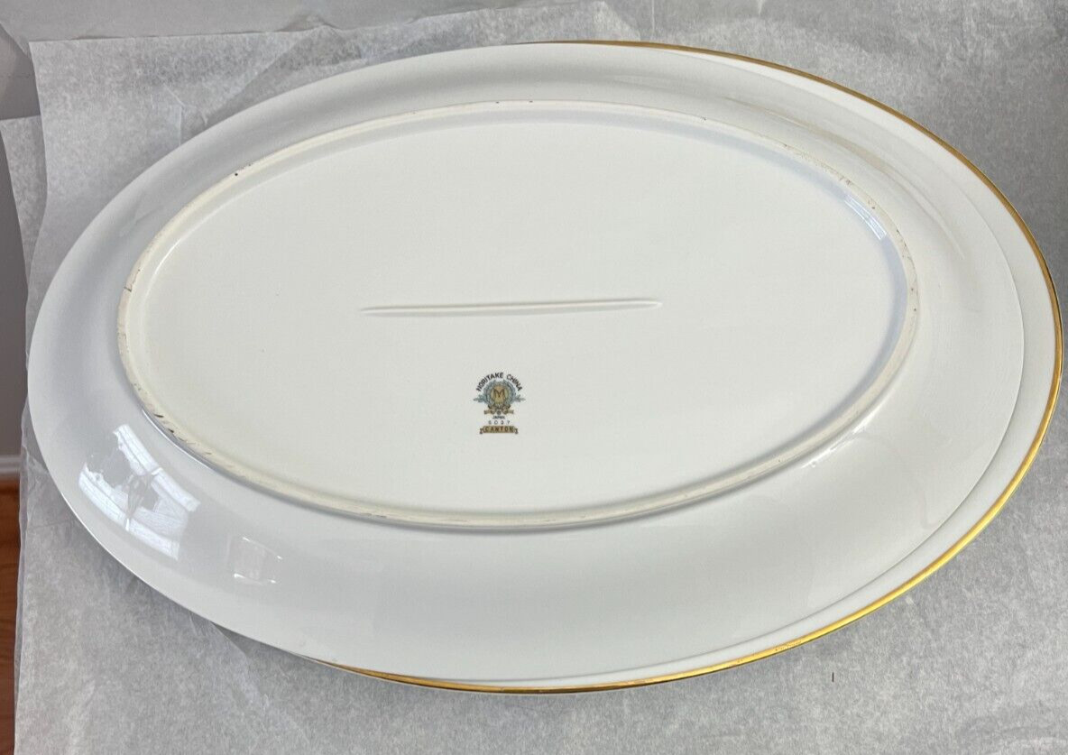 Noritake Fine China Canton #5027 Oval Platter 16" by 11" - Pristine - Image 3