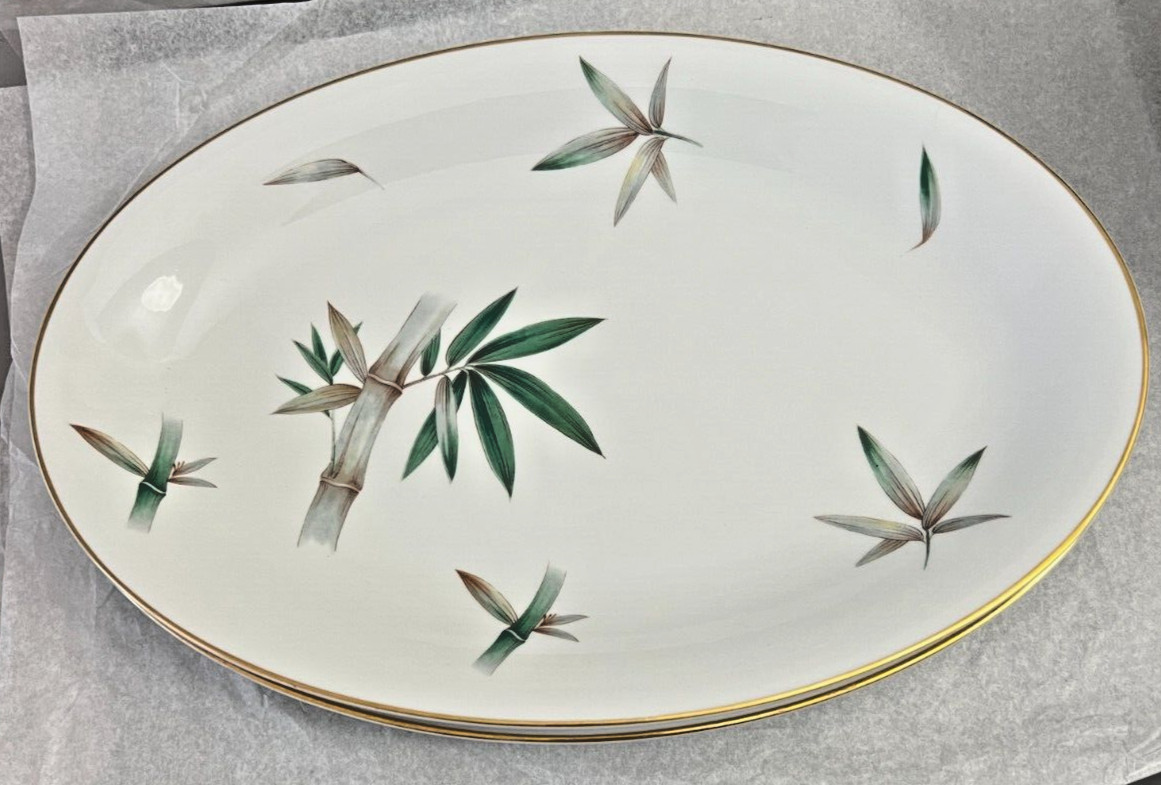 Noritake Fine China Canton #5027 Oval Platter 16" by 11" - Pristine