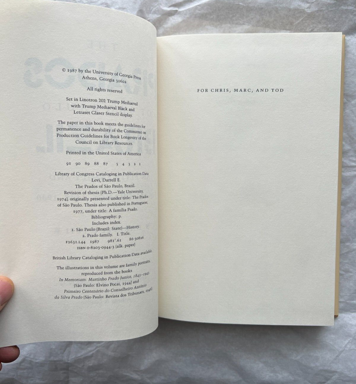 Prados of Sao Paulo, Brazil: An Elite Family and Social Change, 1840-1930 - Image 1