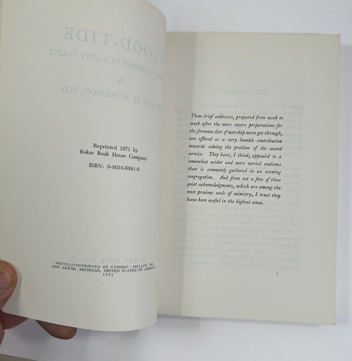 Flood-Tide: Sunday Evenings in a City Pulpit - George H Morrison - Paperback - Image 1