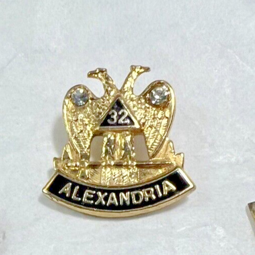 Masonic Freemason Alexandria 32nd Degree Mason Pin -- KENA of Northern Va. - Image 1