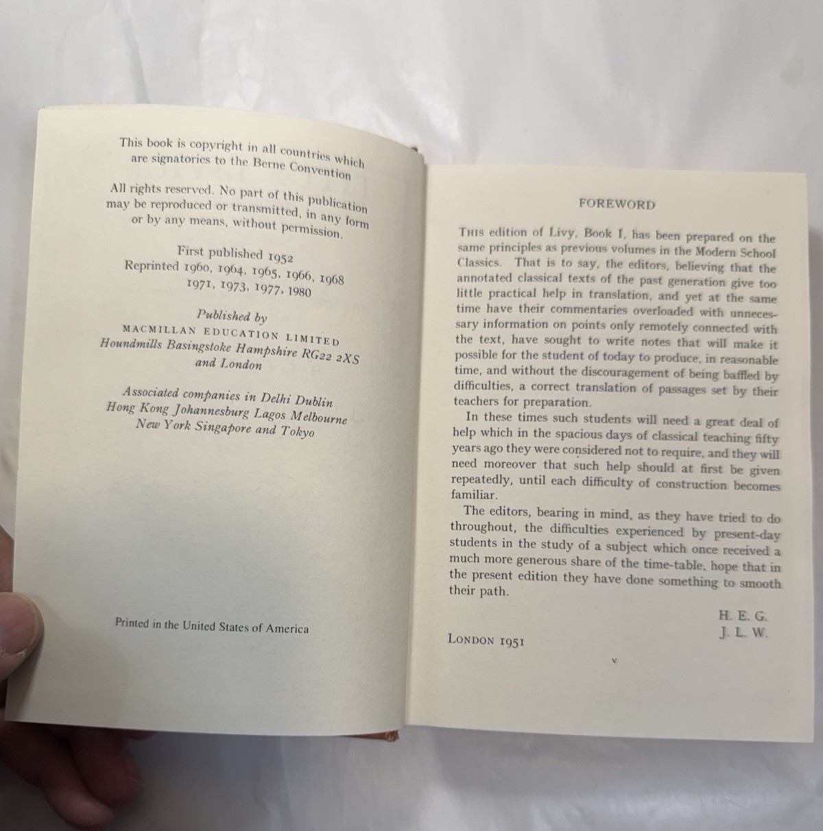 Titus Livius – Book One 1973 Latin Language Study Hardcover - Image 2