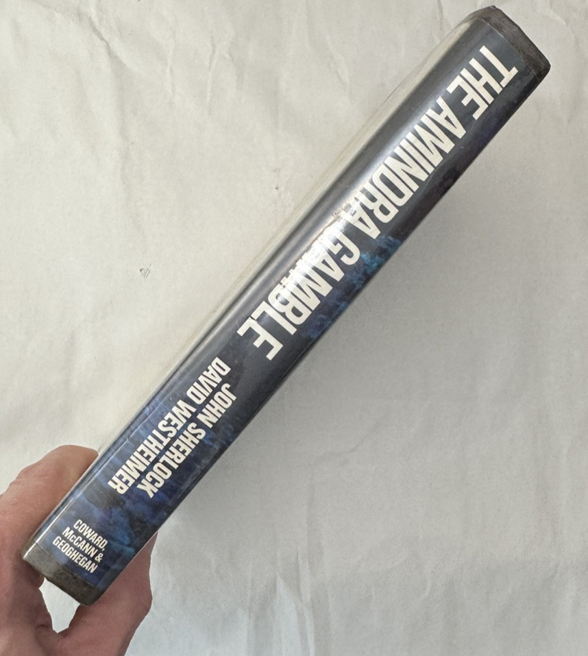 THE AMINDRA GAMBLE By John Sherlock & David Westheimer 1982 DJ / Hardcover - Image 5