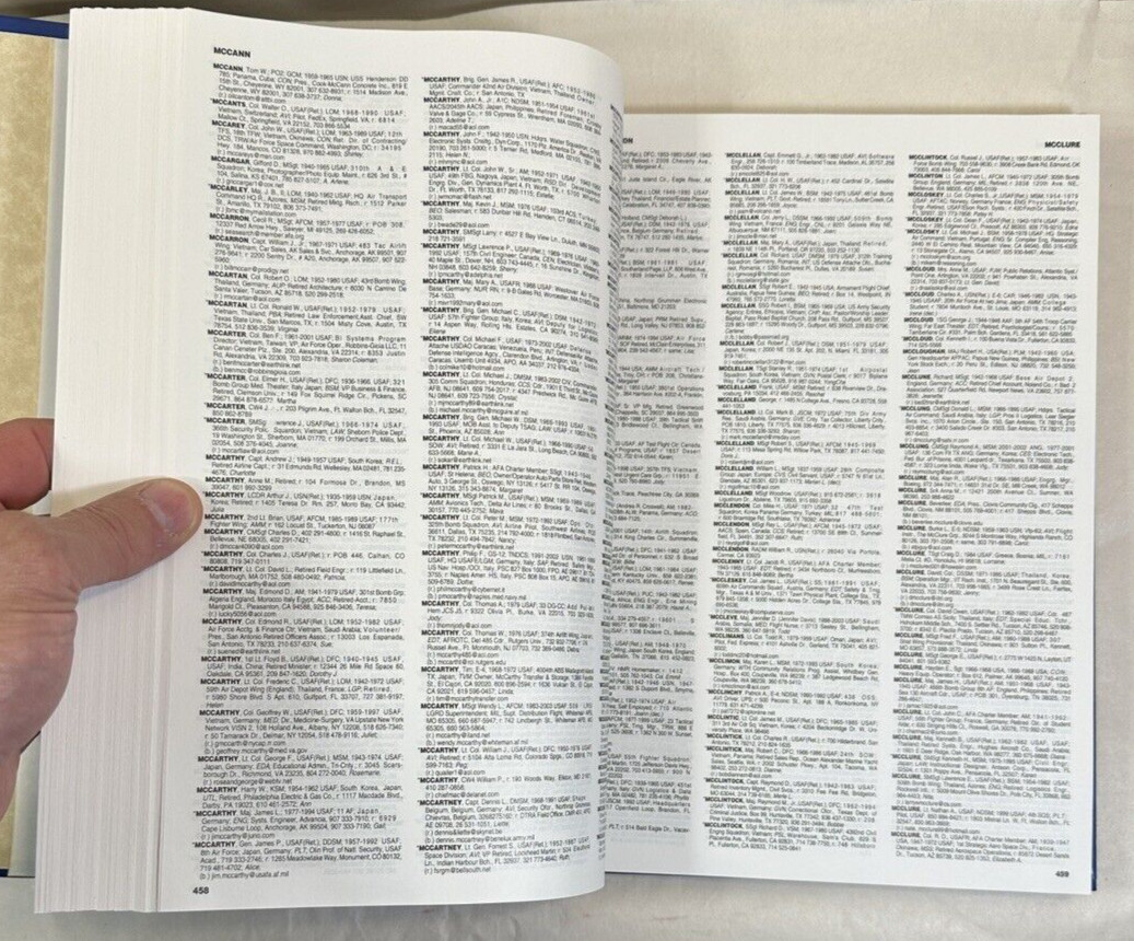 Air Force Association Directory of Members and Patrons - Hardcover 2003 - Image 3