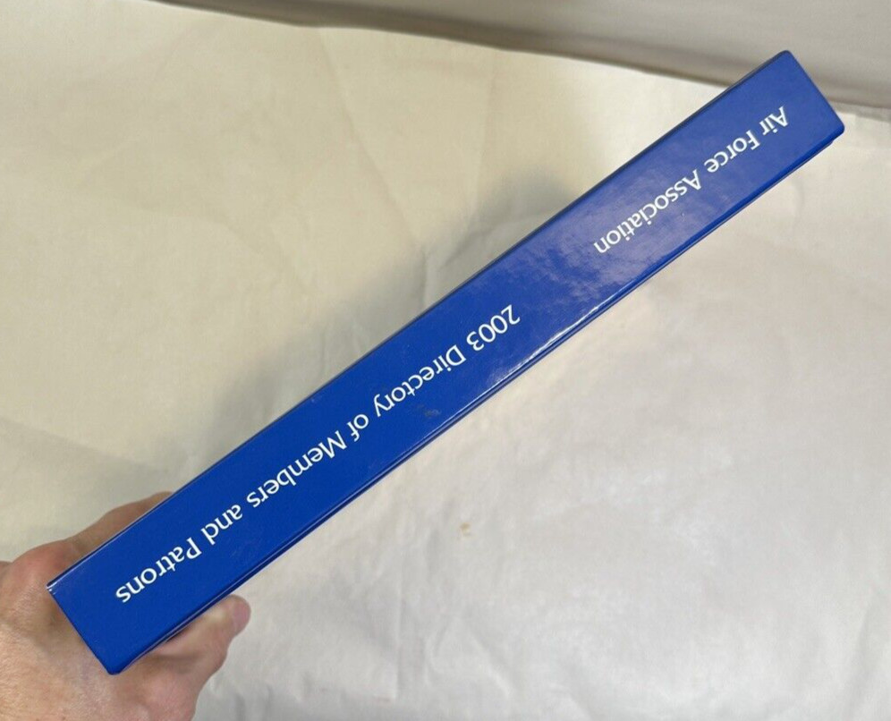 Air Force Association Directory of Members and Patrons - Hardcover 2003 - Image 4