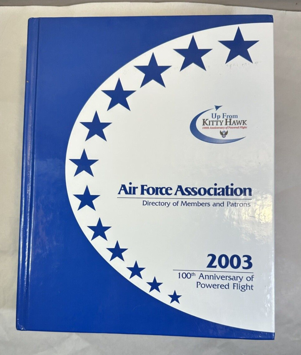 Air Force Association Directory of Members and Patrons - Hardcover 2003