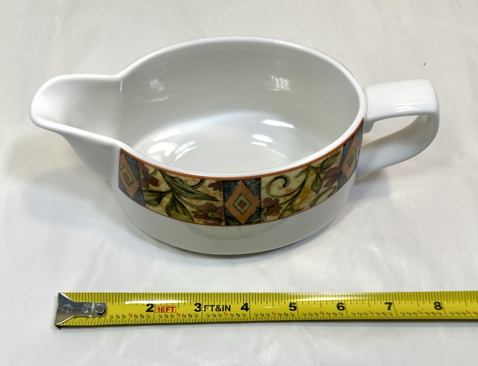 Doulton Everyday CINNABAR Gravy Boat 7” x 3” Royal Doulton 1996 - Image 1