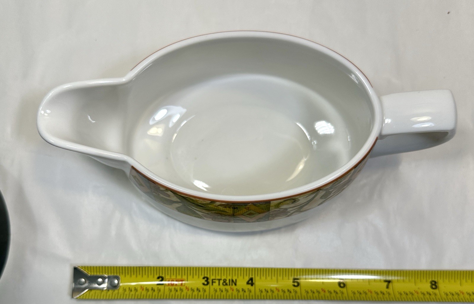 Doulton Everyday CINNABAR Gravy Boat 7” x 3” Royal Doulton 1996 - Image 2