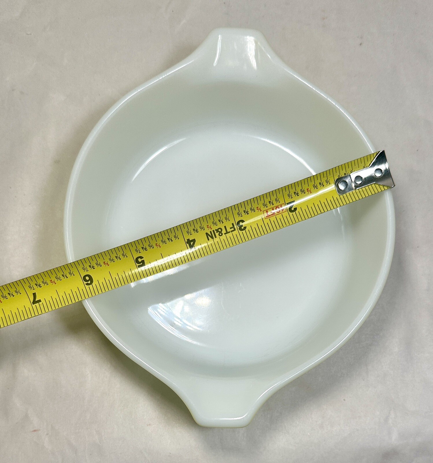 PYREX 6-1/4" Daisy Yellow 1 Pint 471 Round Refrigerator Dish 470-C Lid - Image 5