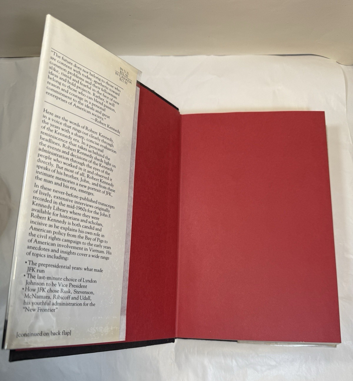 Robert Kennedy in His Own Words: The Unpublished Recollections - HC/DJ - Image 1