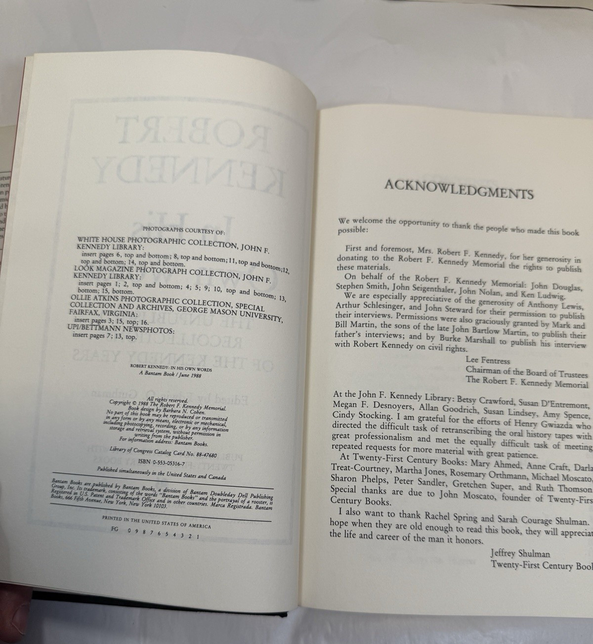 Robert Kennedy in His Own Words: The Unpublished Recollections - HC/DJ - Image 2