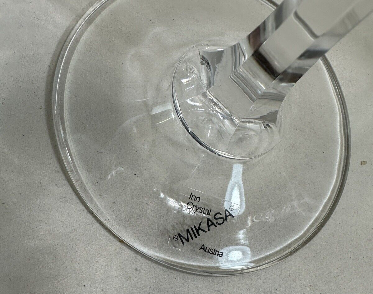 Two (2) Water Goblets - Kensington by MIKASA - Unboxed, Mint - Image 5