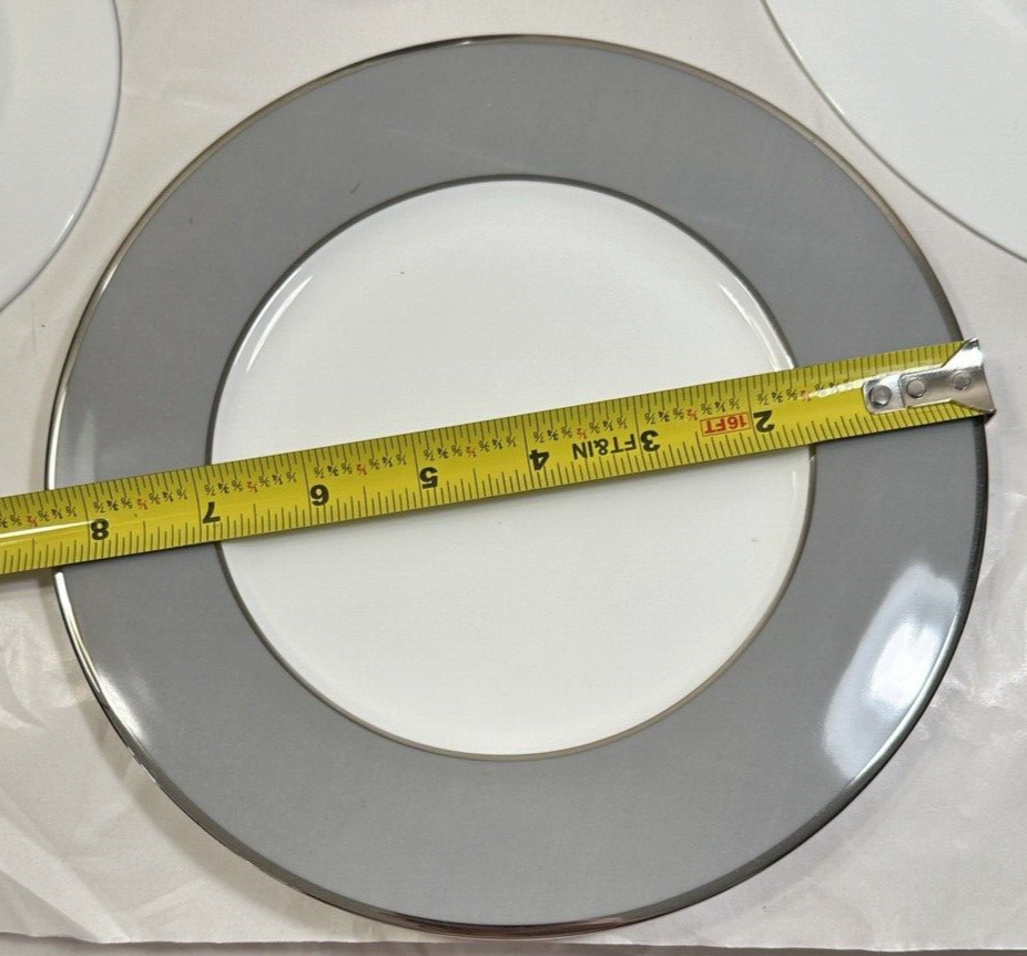 Mikasa Color Studio Grey and Platinum 5-pc Dinnerware Set - Unboxed, Unused - Image 8