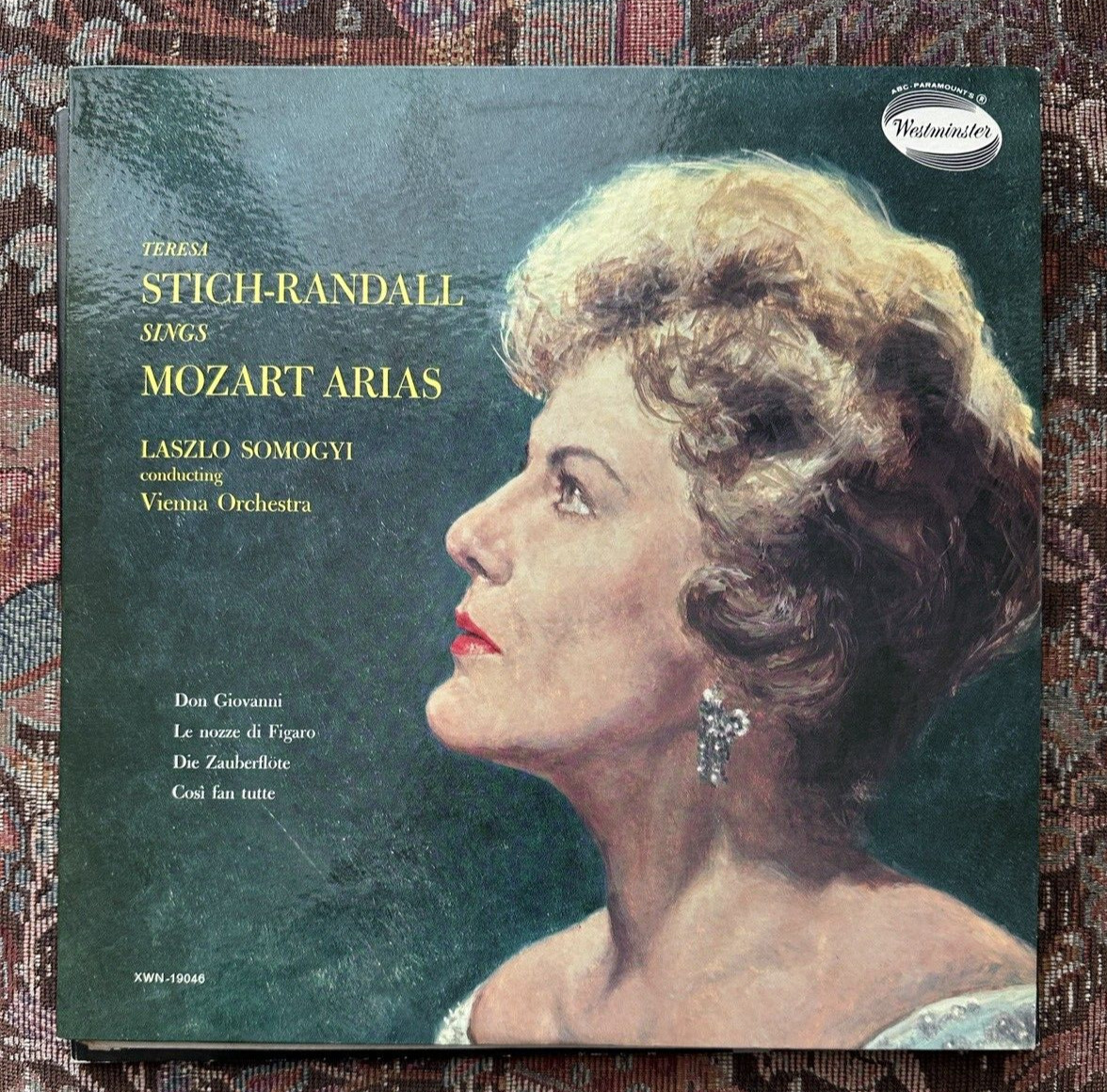 Teresa Stich-Randall Sings Mozart Arias - Westminster WST-17046 - Image 1