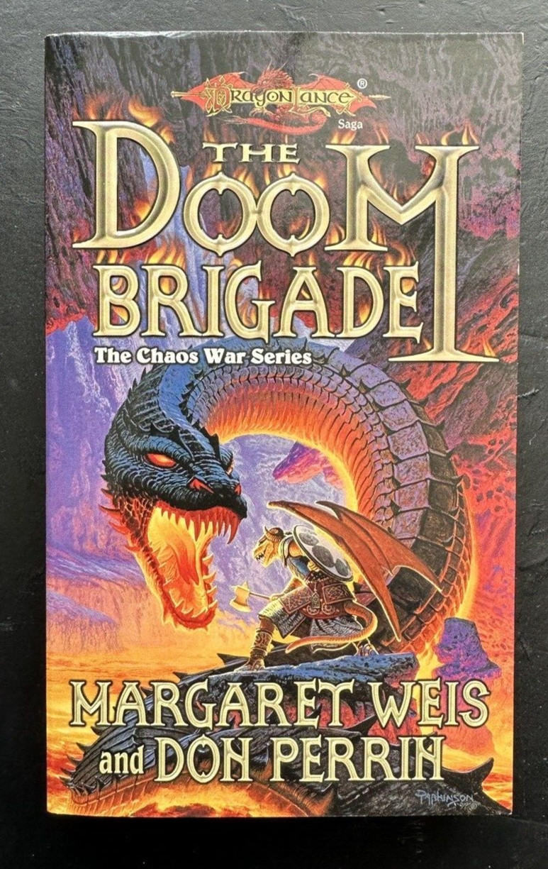 Doom Brigade - Margaret Weis and Don Perrin - DragonLance Saga - First Printing