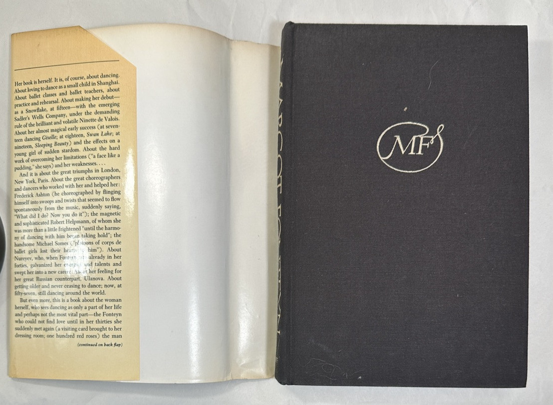 Autobiography of Margot Fonteyn -- 1976 1st American Edition Alfred Knopf - Image 2