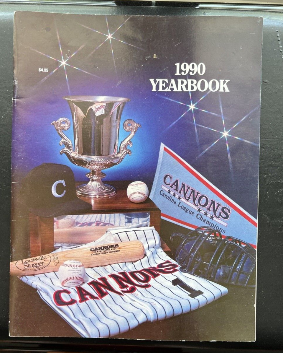 Carolina Cannons 1990 Yearbook and Scorecard