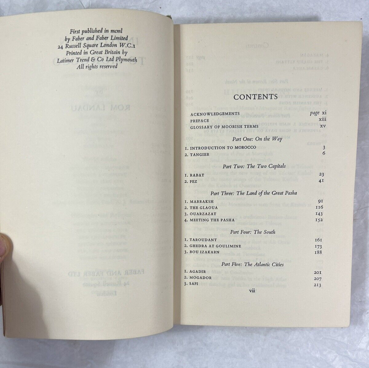 Rom Landau - Invitation to Morocco - 1950 First Edition - Faber & Faber Ltd. - Image 4