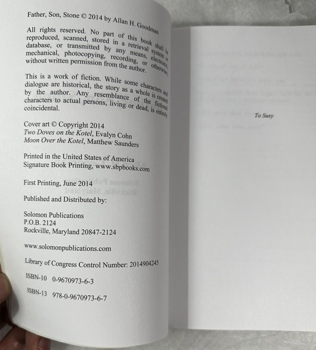 Father, Son, Stone - Allan H. Goodman - Image 1