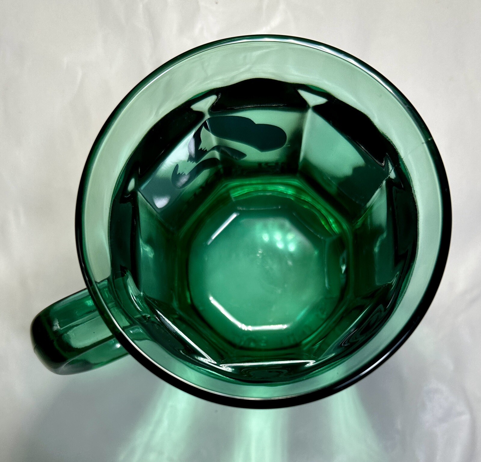 Girl Scouts Green Coffee Cup Mug - Made In USA - Immaculate - Gold Logo - Image 3