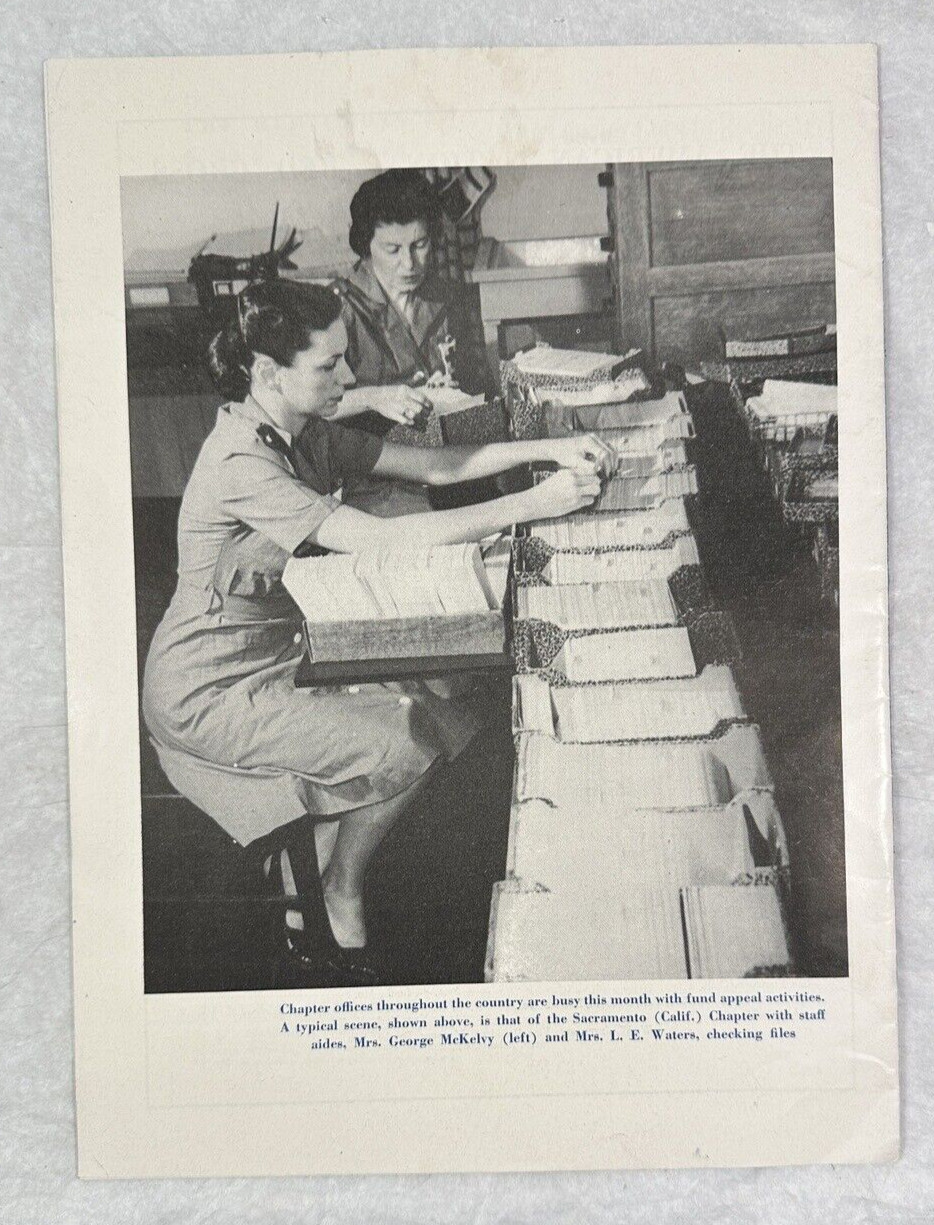 1948 March Red Cross Courier Magazine - National Blood Program a Boon to Mankind - Image 1