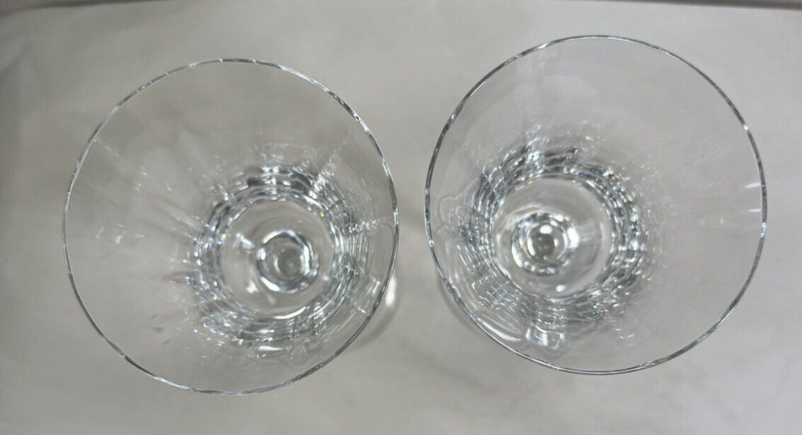Mikasa Crystal Jamestown Wine Glasses / Water Goblets - Set of Two - EUC - Image 1