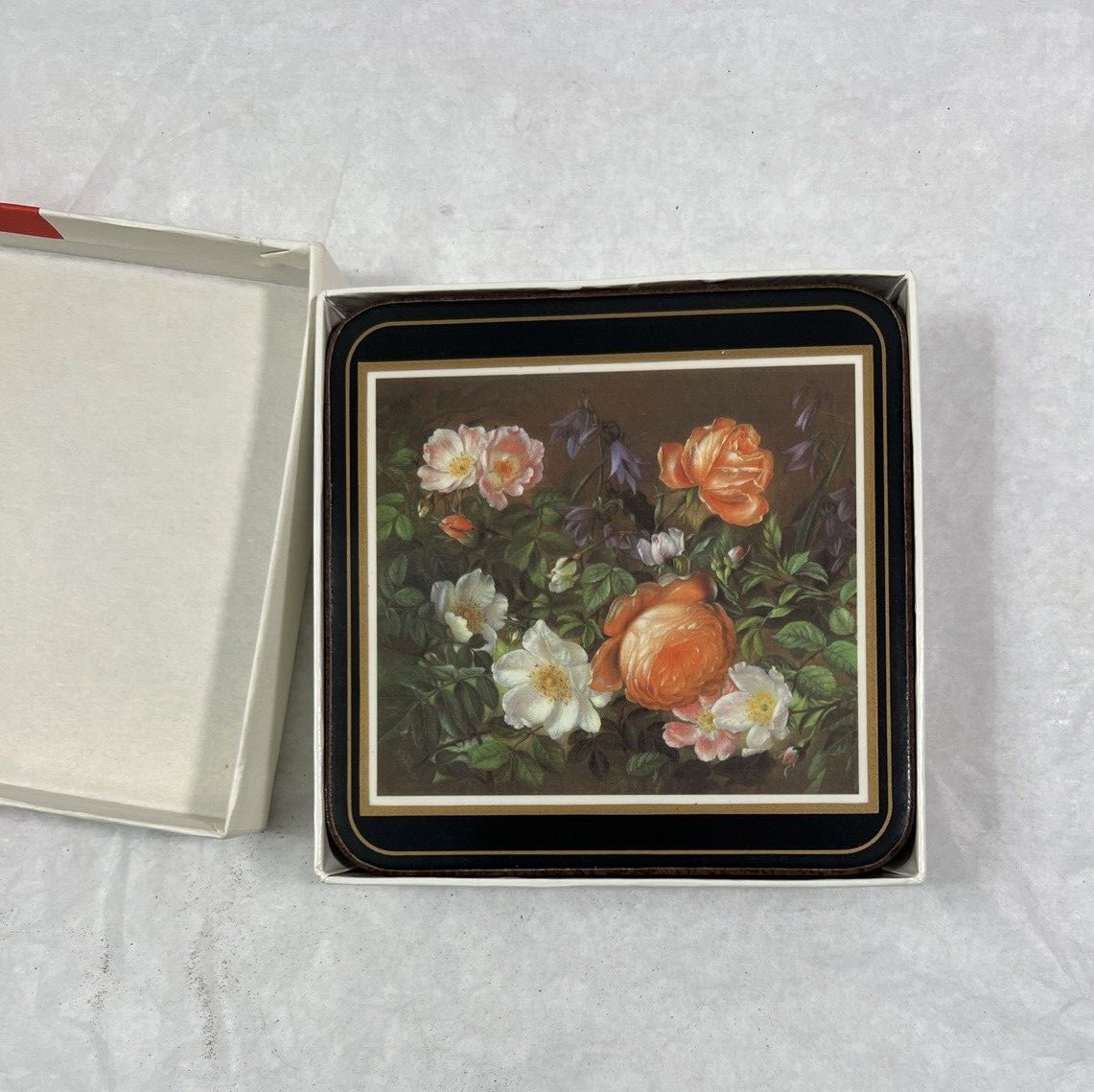 Vintage Pimpernel Coasters "Classical Rose" - Image 2