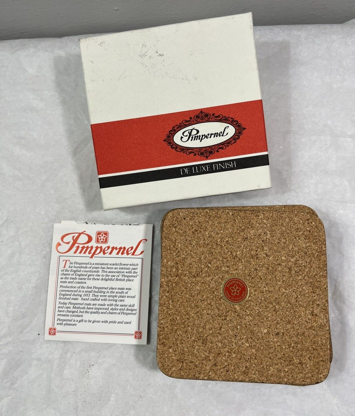 Vintage Pimpernel Coasters "Classical Rose" - Image 3