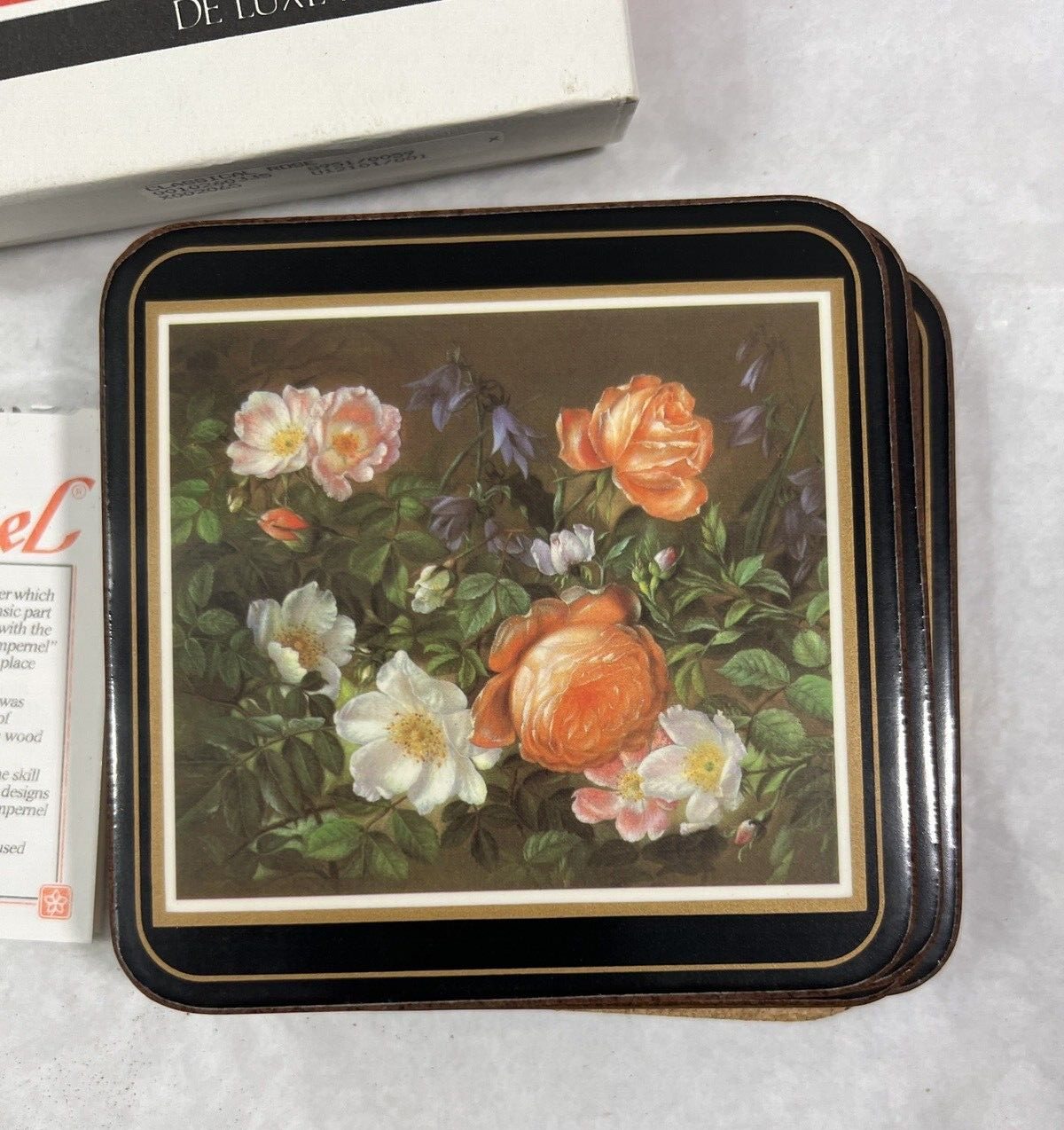 Vintage Pimpernel Coasters "Classical Rose" - Image 6