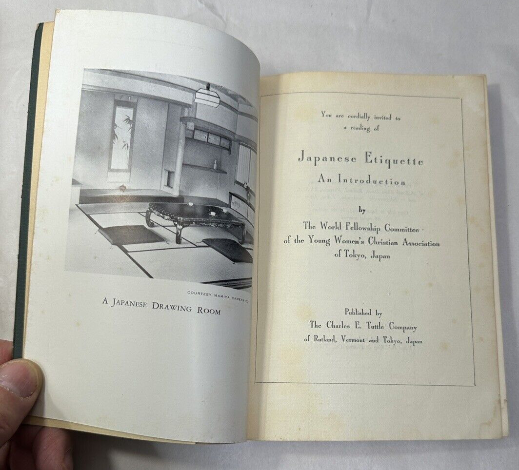 Japanese Etiquette - An Introduction - Tokyo YWCA 1955 - 1st Edition - Image 3
